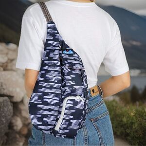 KAVU Mini Rope Sling Pack with Adjustable Rope Shoulder Strap